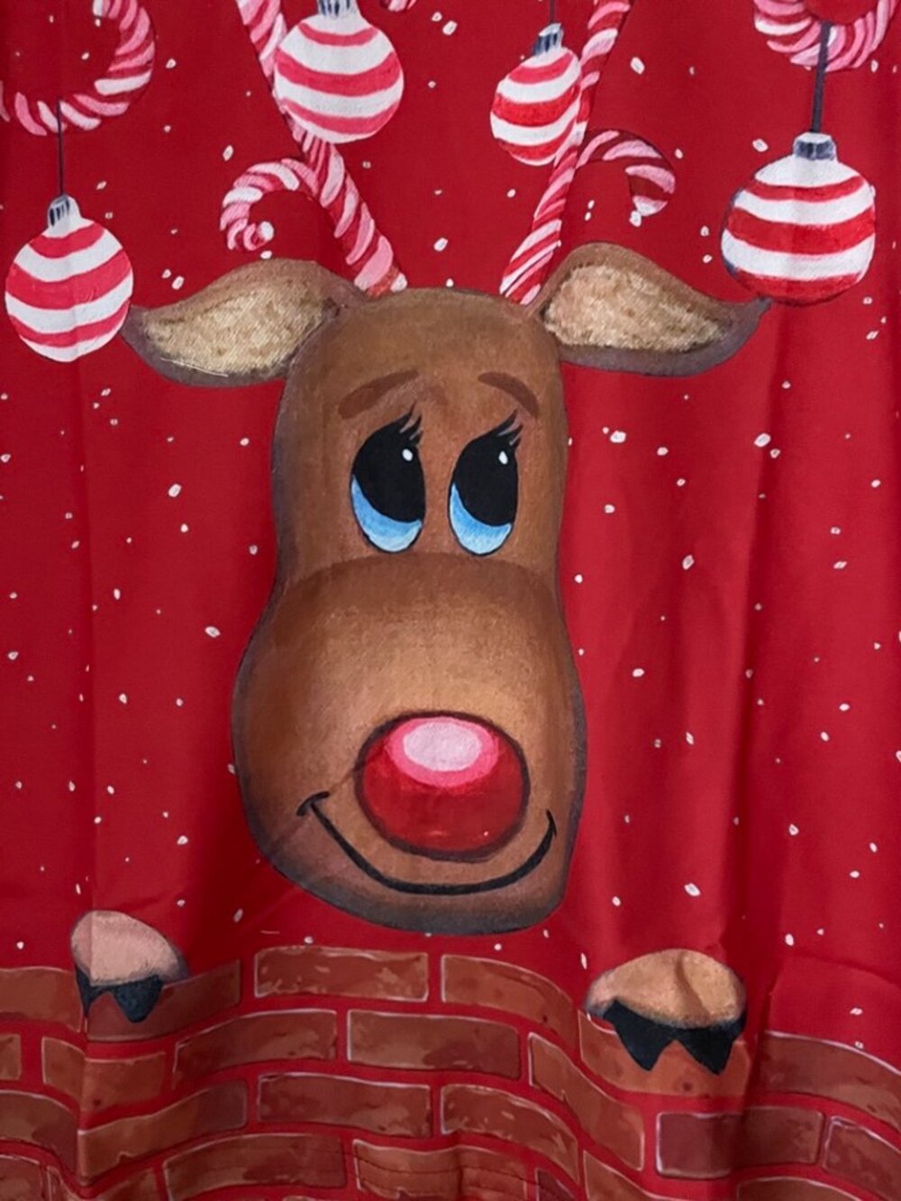 Girls Christmas Reindeer Dress